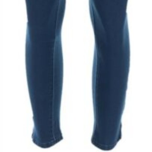 NWT MARTHA STEWART ZIP ANKLE JEANS DARK INDIGO 10P (PETITE) - Picture 3 of 12